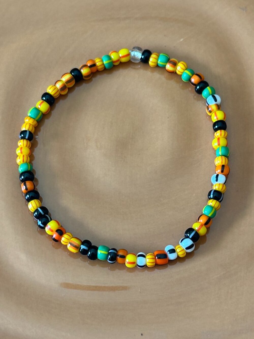 NEW Handmade Glass Seed Bead Stretch Bracelet Child & Adult Size